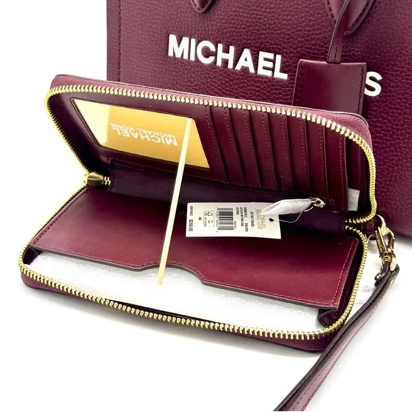Michael Kors Mirella Small Logo Crossbody Bag & Matching Phone Case Wallet - Picture 10 of 11